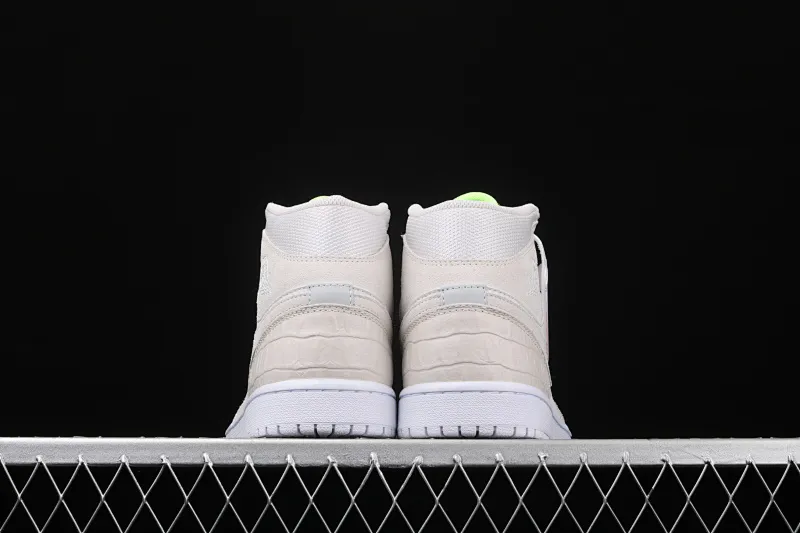 All Categories Air Jordan Jordan Series Basketball Shoes Air Jordan 1 Mid Differentiated Versions Air Jordan 1 Mid AJ1 Joe 1 Sea Salt Fluorescent Green CV3018-001